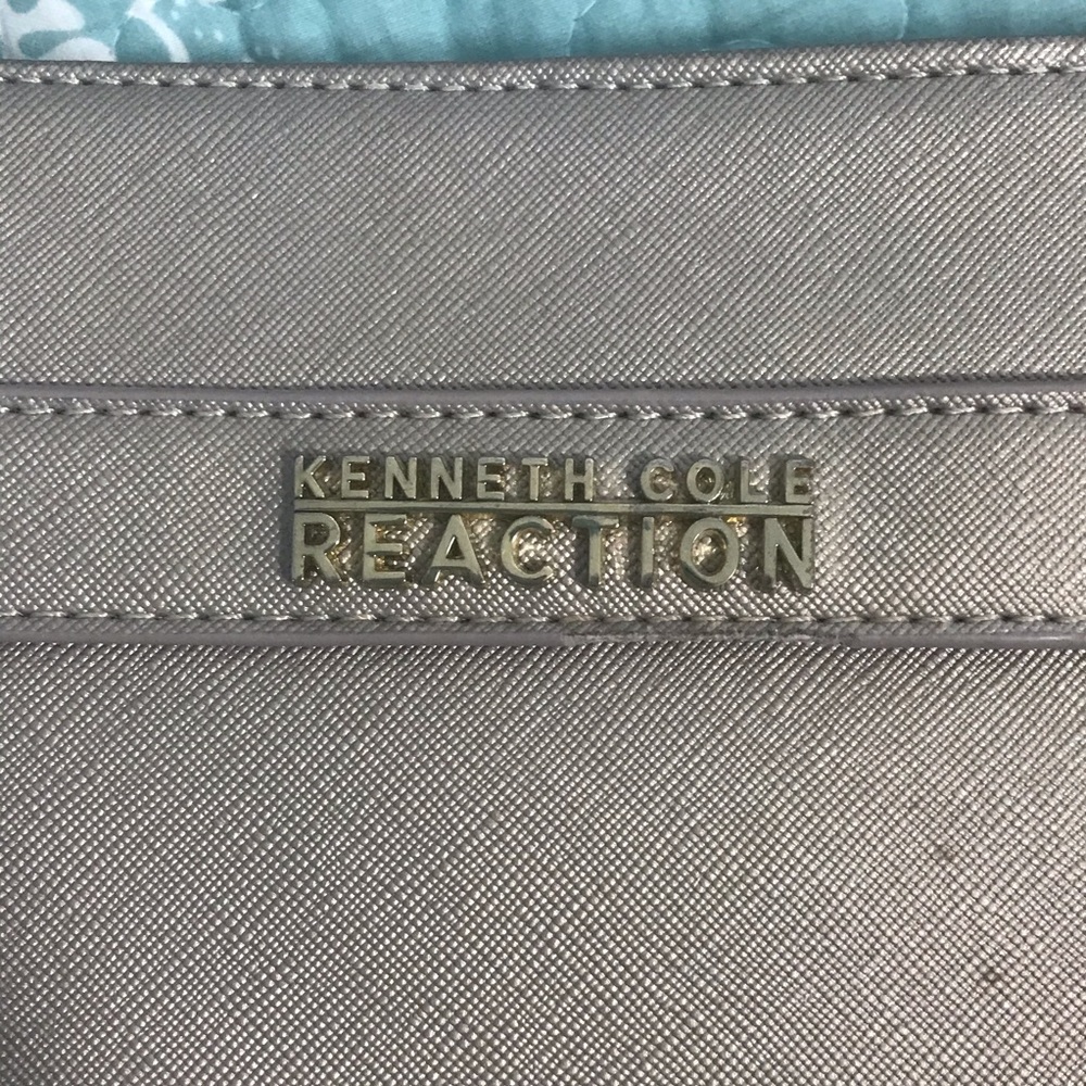 Kenneth Cole Reaction Silver Crossbody Purse